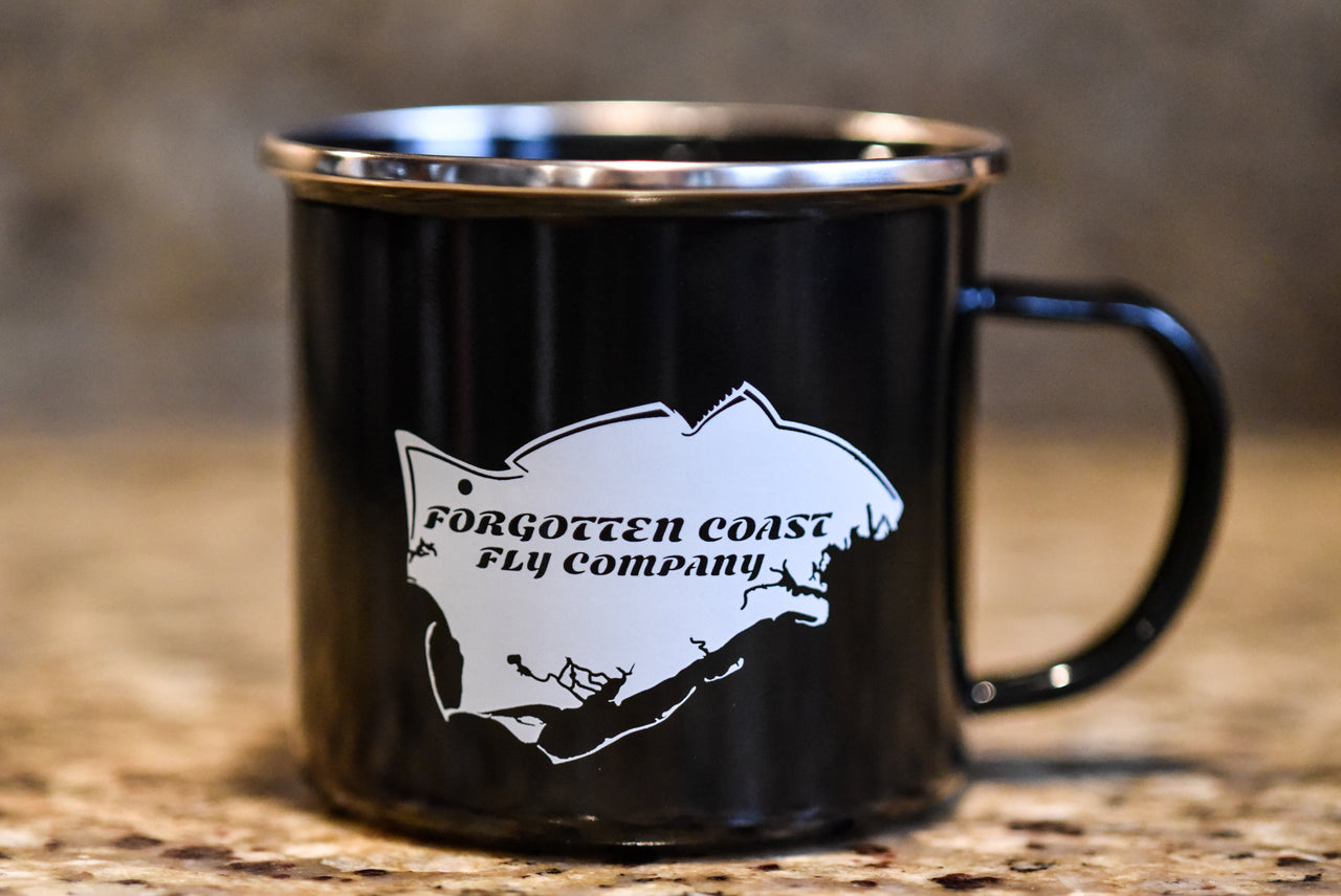 Forgotten Coast Fly Company Abilene Enamel Coffee Mug