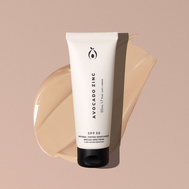 Avocado Zinc Tinted Moisturiser SPF50