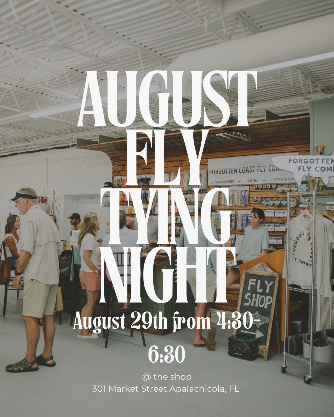 August fly tying