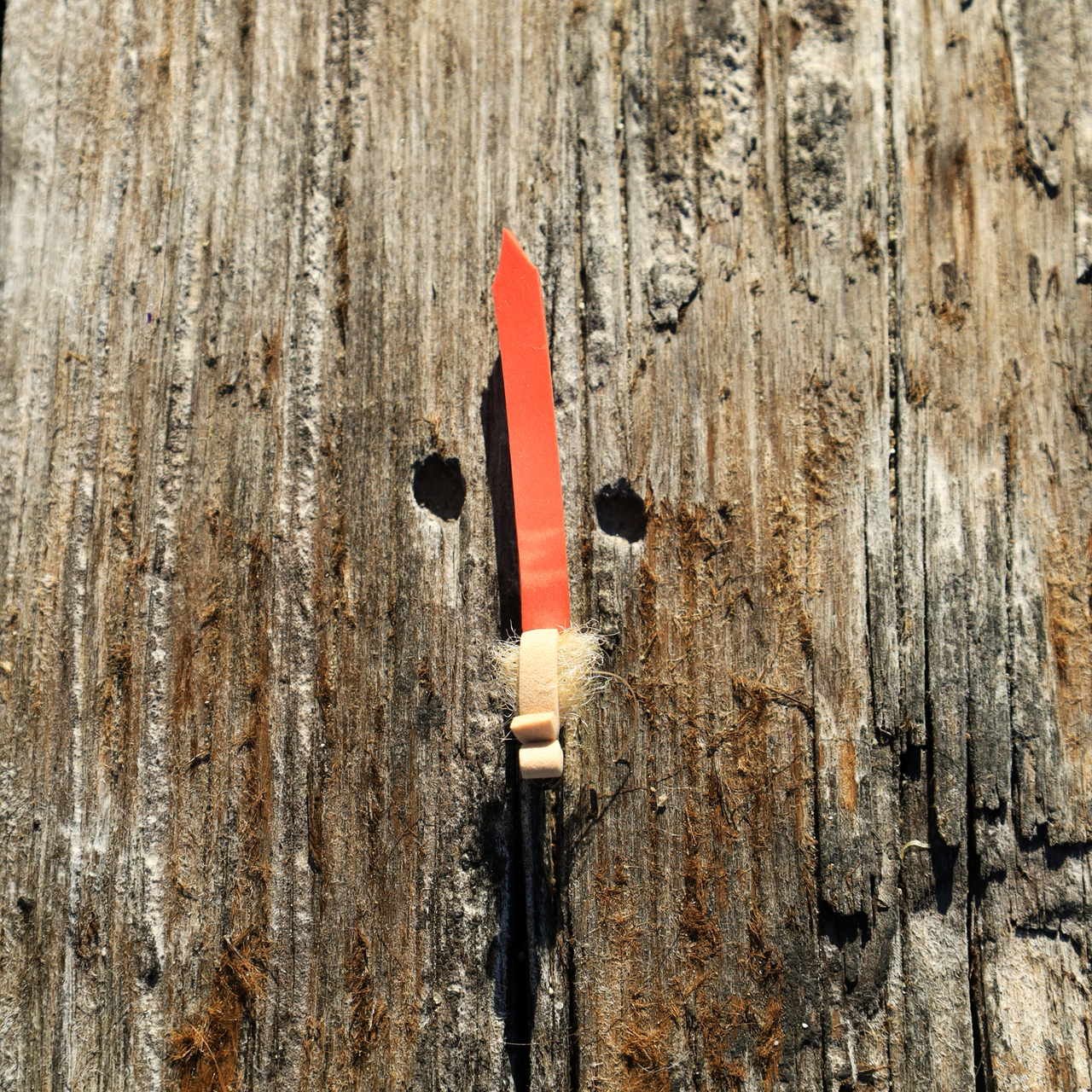 TF Ocho de Mayo Tarpon Worms - Tan/Red