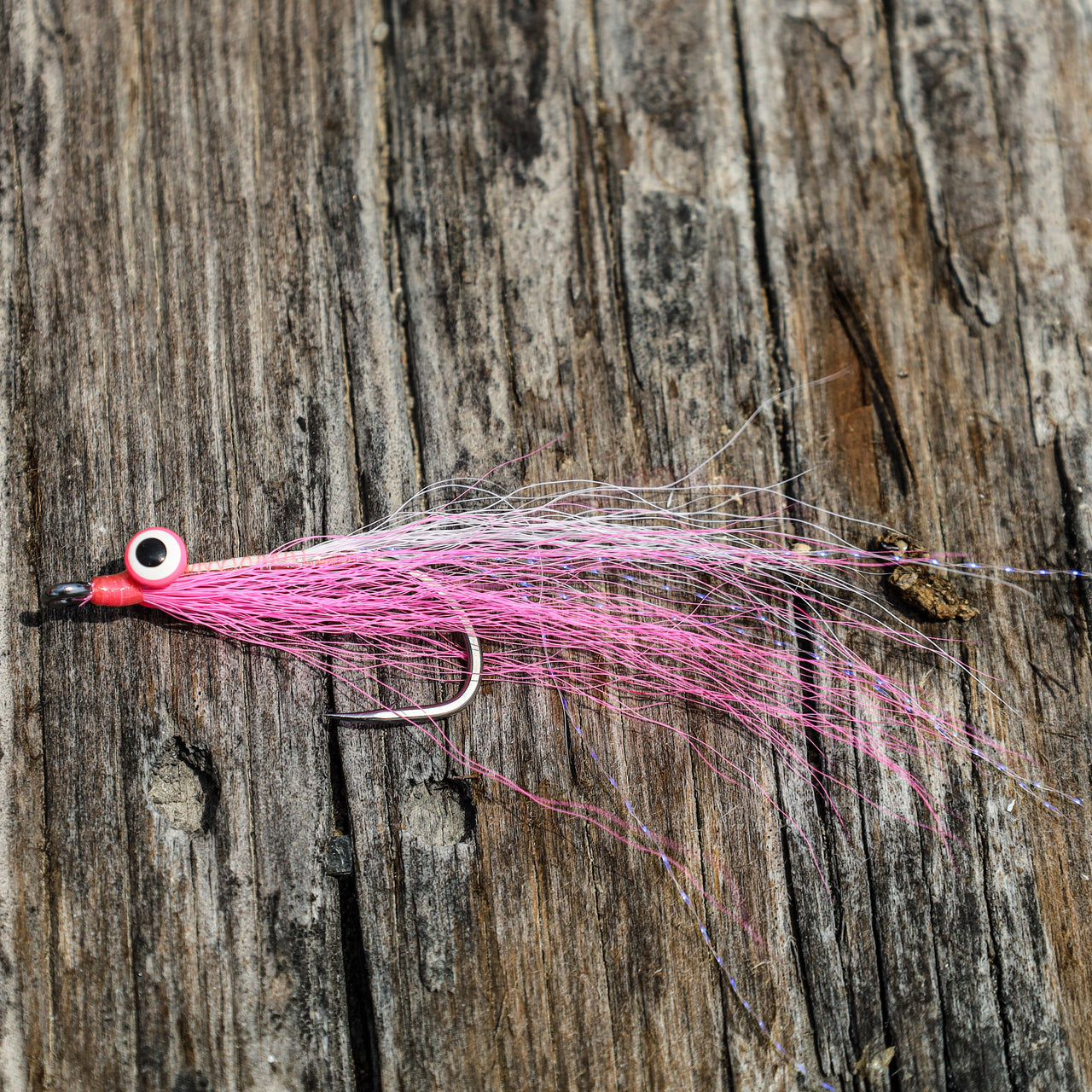 AR Pink/White Clouser