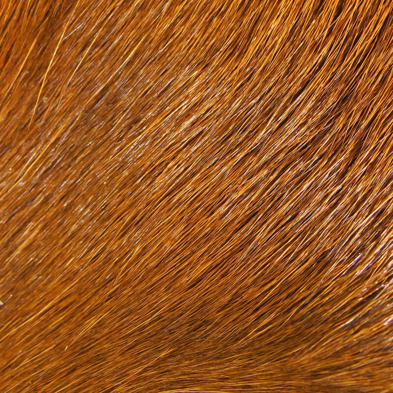 Hareline Deer Belly Hair Dyed Over White