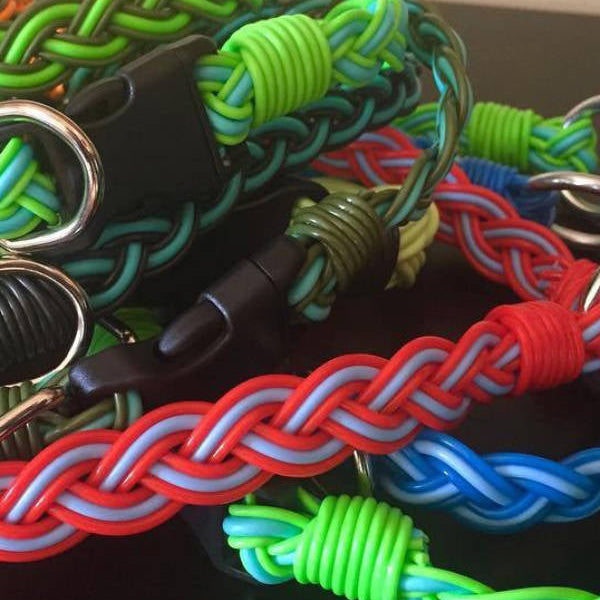 Flyvines Recycled Fly Line Dog Collar