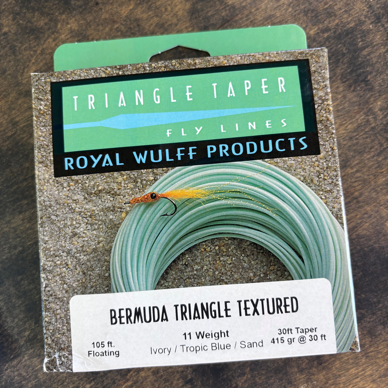 Bermuda Triangle Taper Floating Textured - Royal Wulff