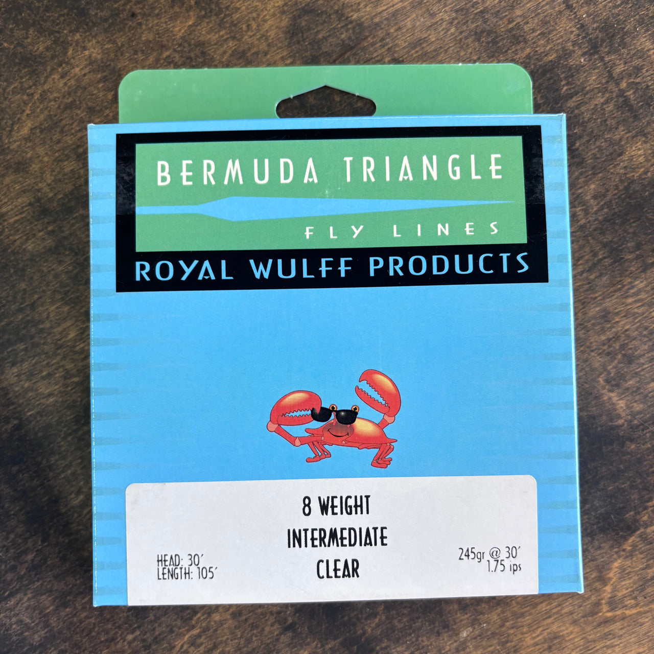 Bermuda Triangle Taper Intermediate Clear - Royal Wulff