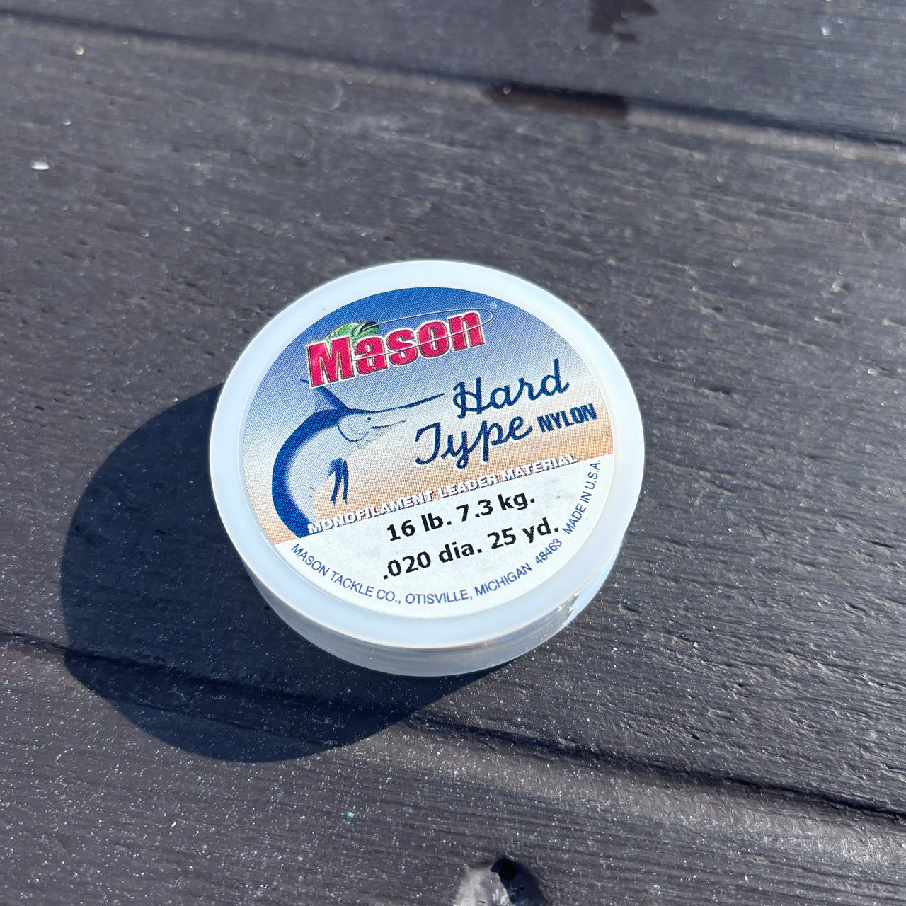 Mason Hard Mono – 25 Yards (16lb / 20lb / 25lb)