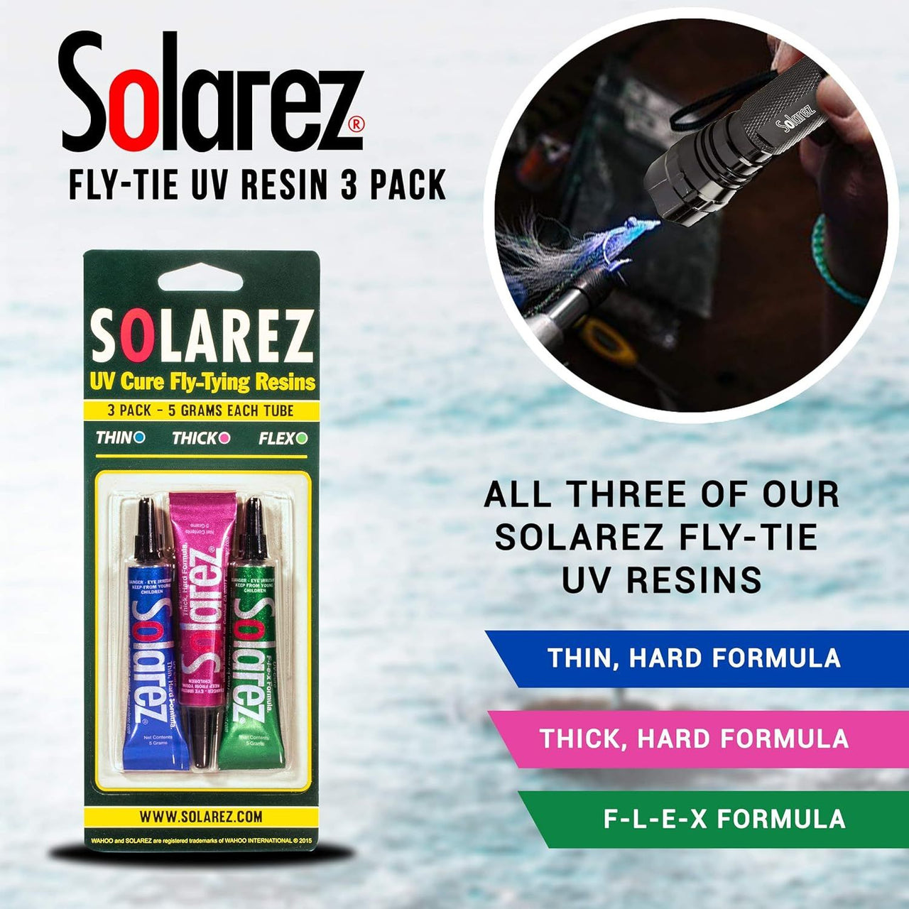 Solarez UV Resin 3-Pack