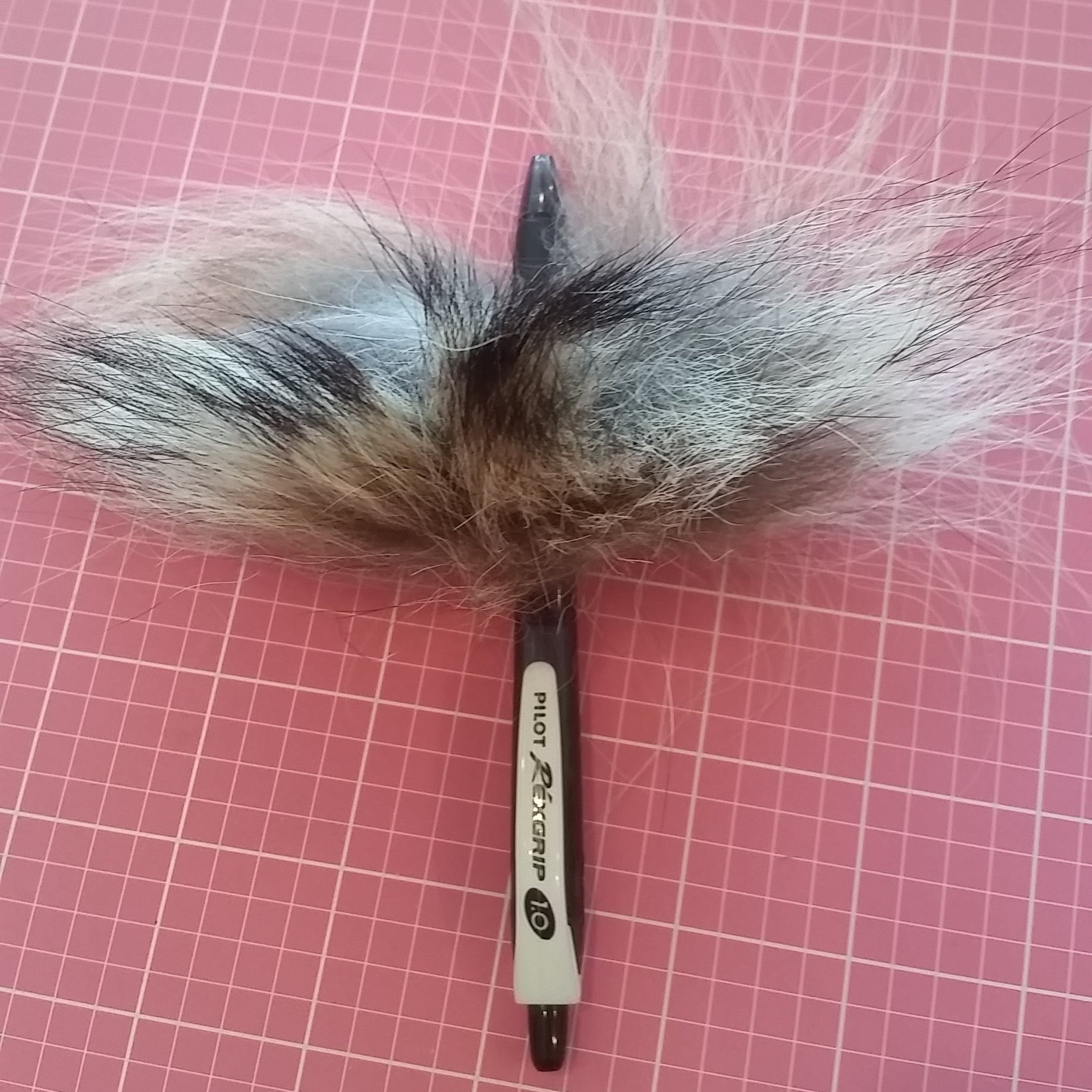 Coast Fibers Coyote Tail Medallion Coast Fly Company