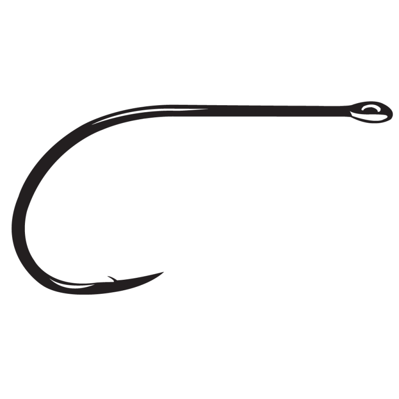  Gamakatsu SC17 Tarpon Fly Hook, Size 1/0 : Fishing