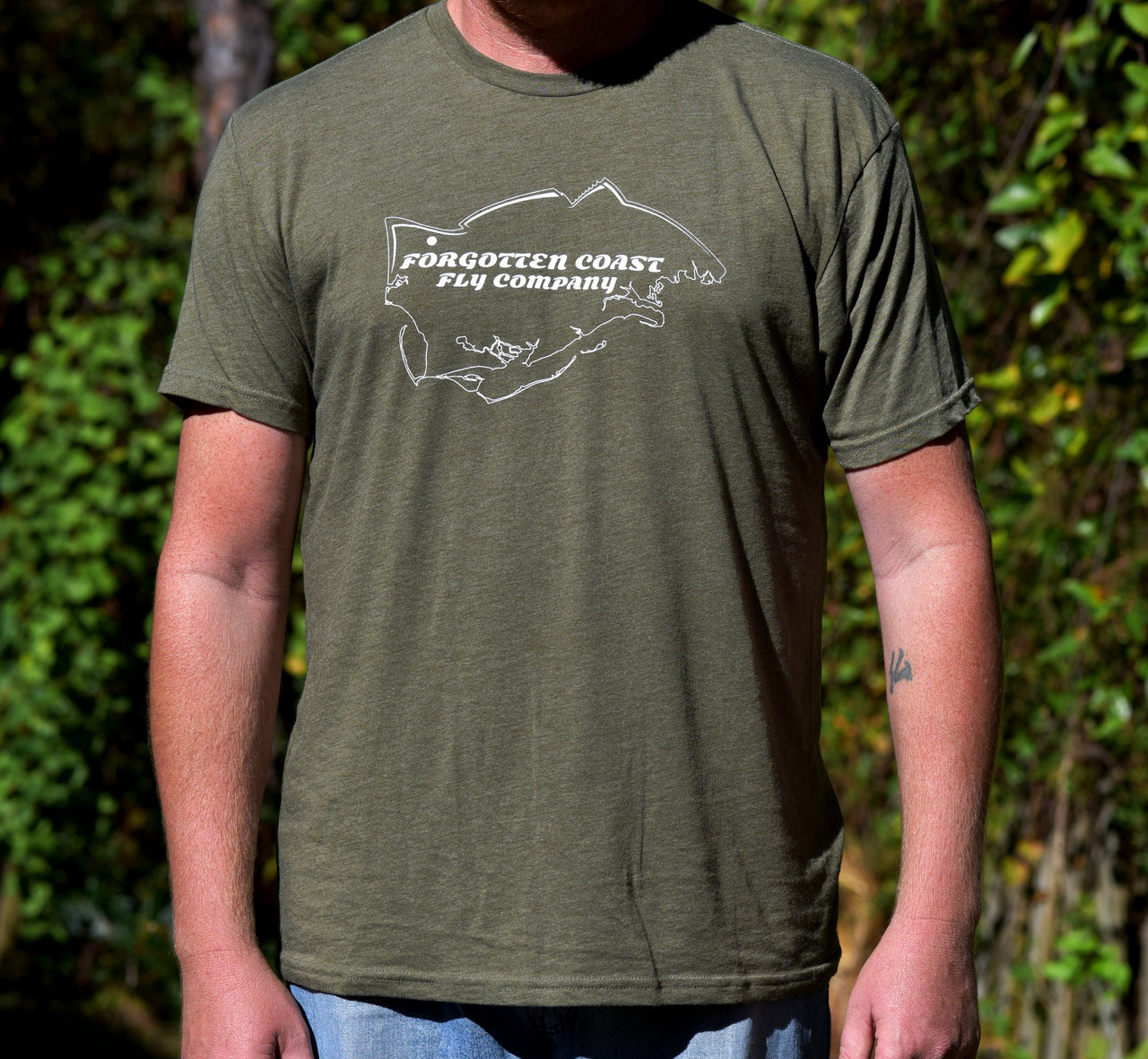 Forgotten Coast Fly Company Short Sleeve T-Shirt Logo