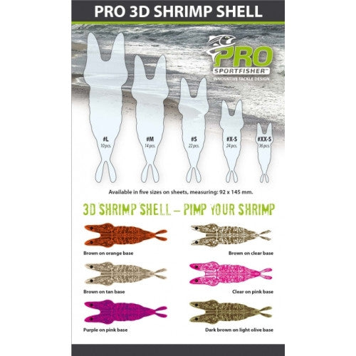 Pro Sportfisher Pro 3D Shrimp Shell